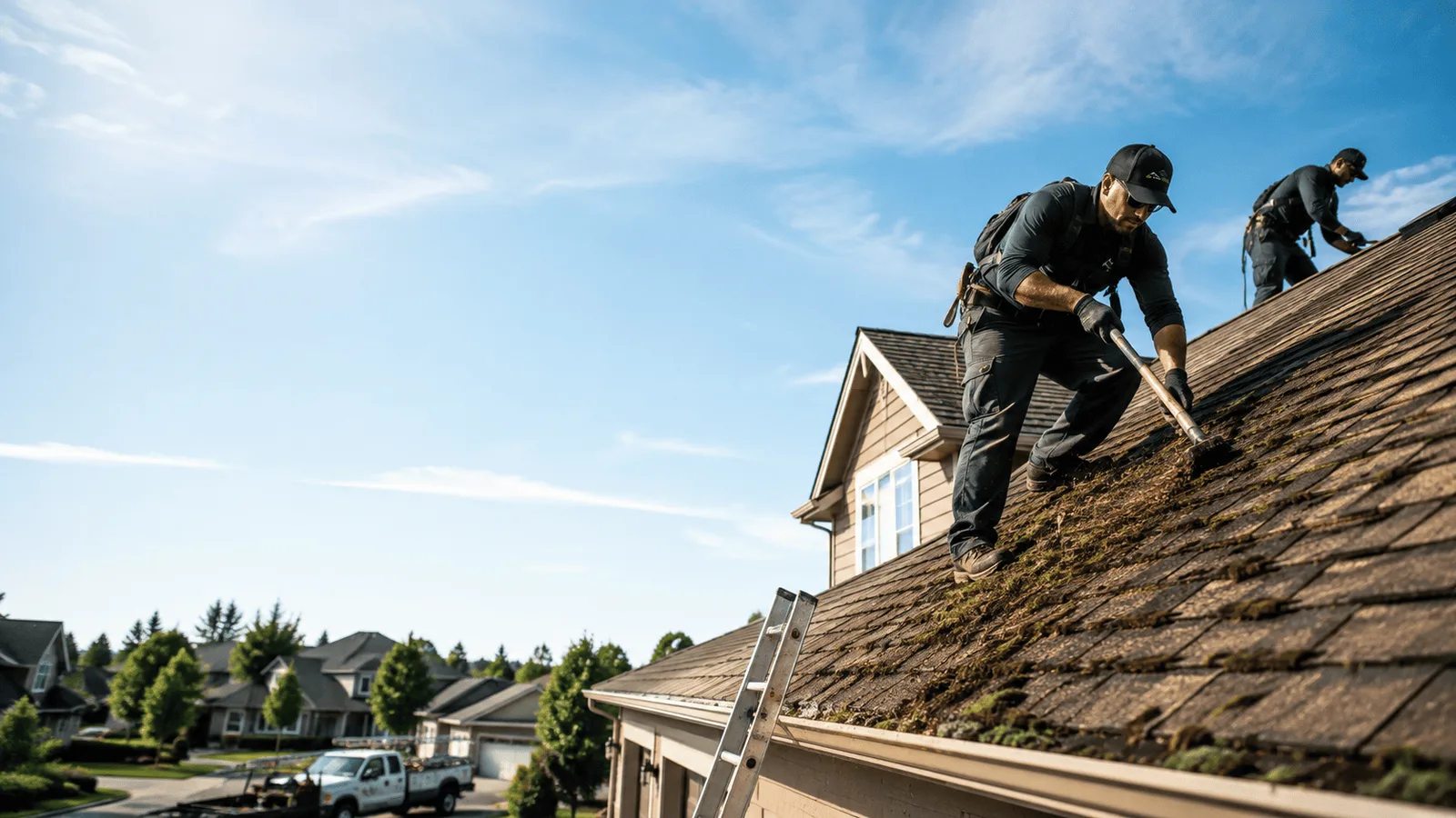 Roof Moss Removal in Amston, CT near me